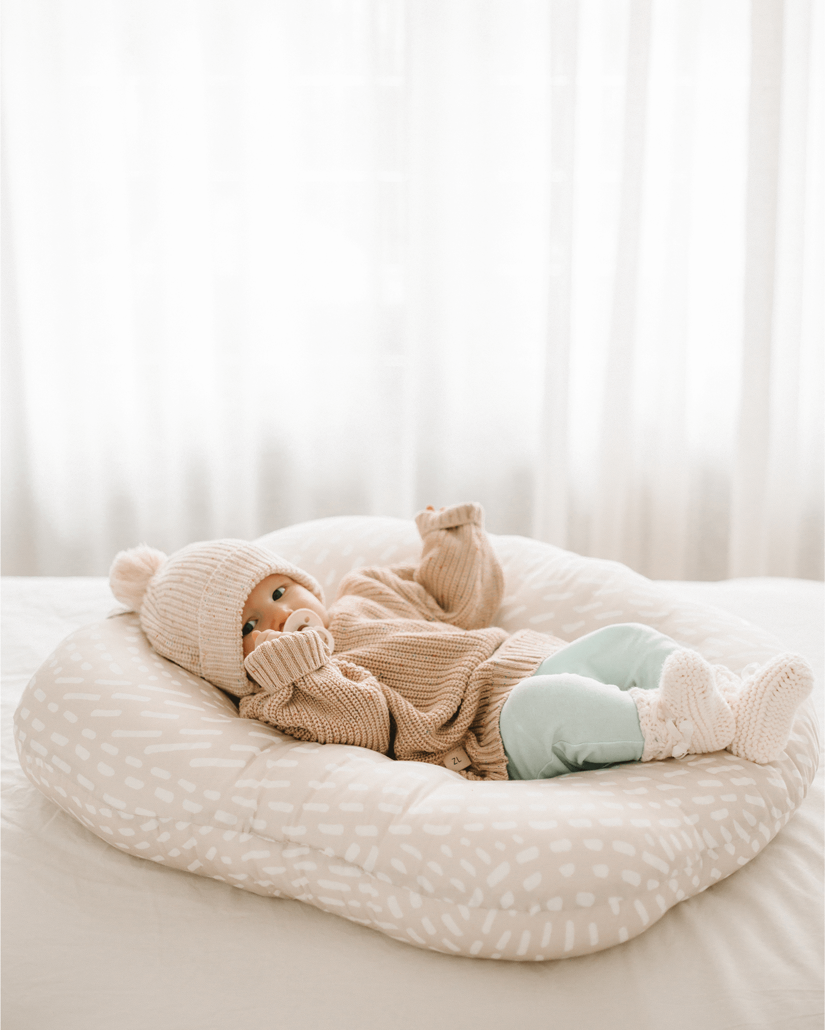 Cushii® Cushii Lounger Wanderlust - Oatmilk