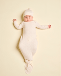 Knotted Gown - Oat Dots
