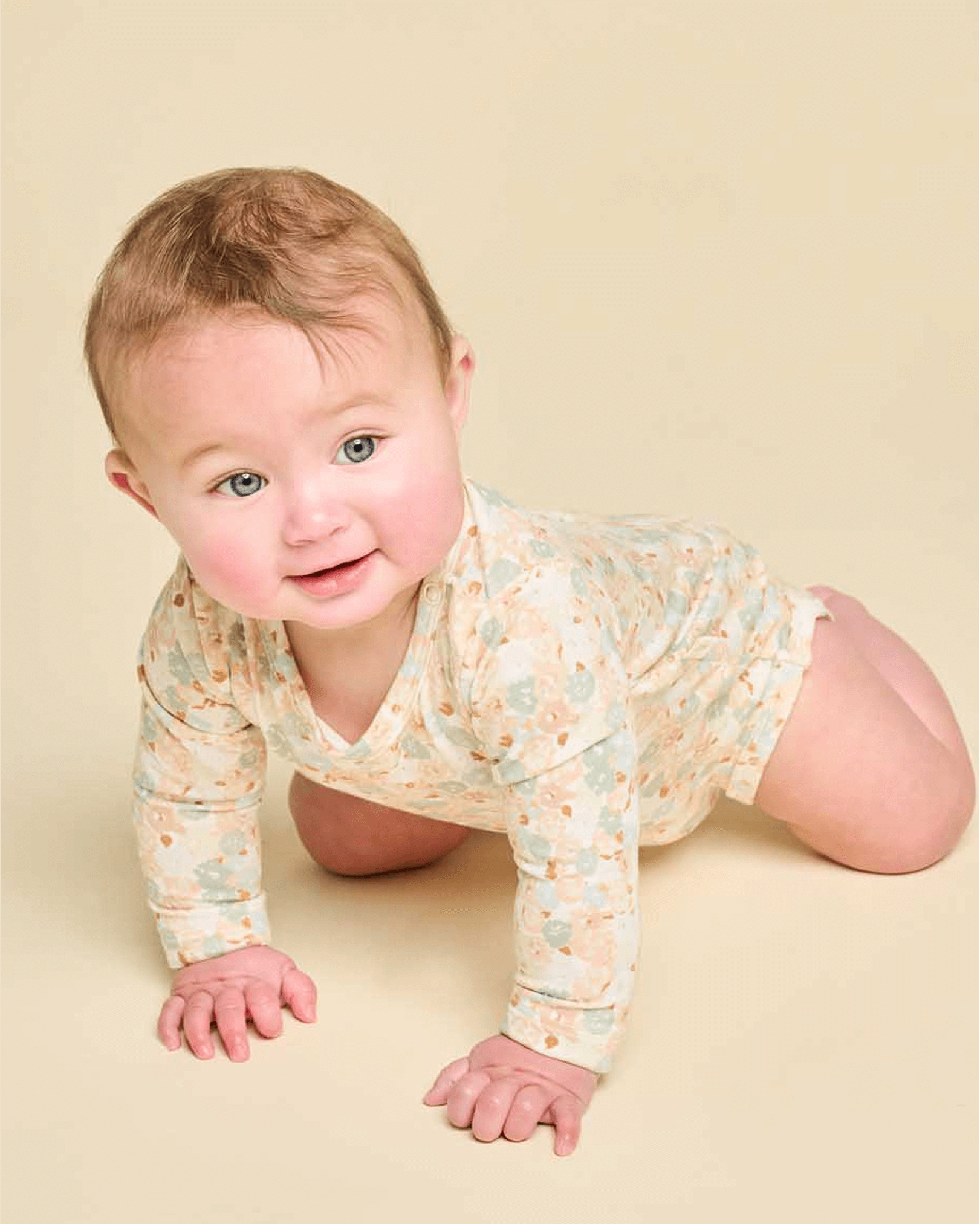 Cushii Cushii Softluxe Long Sleeve Body Suit - Floral