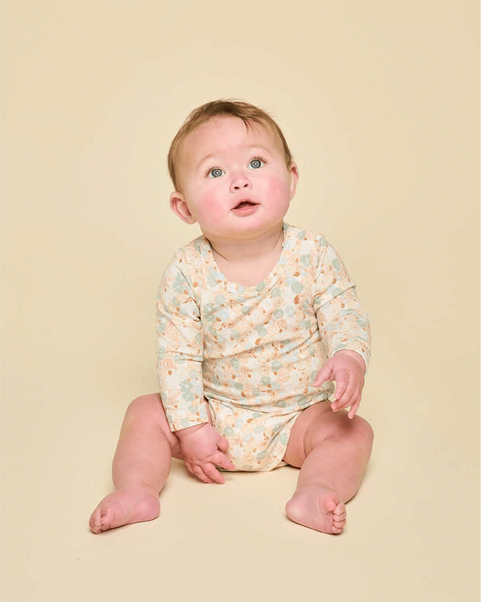 Cushii Cushii Softluxe Long Sleeve Body Suit - Floral