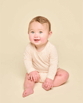 Long Sleeve Bodysuit - Oat Dots