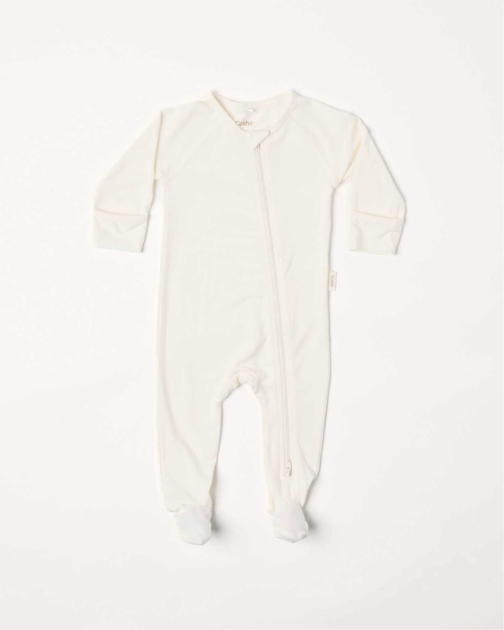 Cushii Cushii Softluxe Zip Footie - Milk