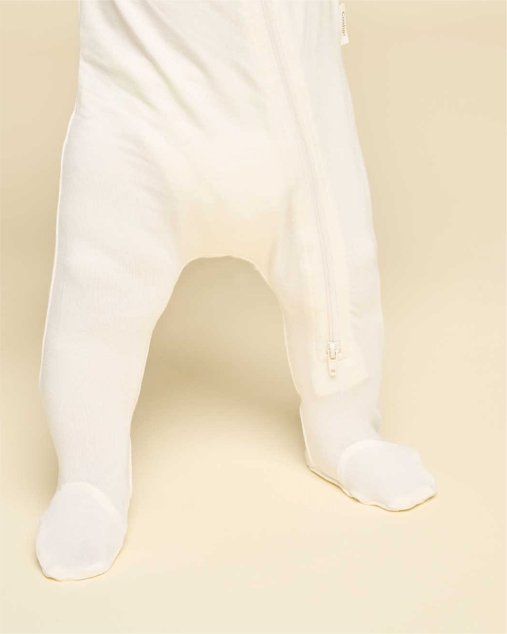 Cushii Cushii Softluxe Zip Footie - Milk