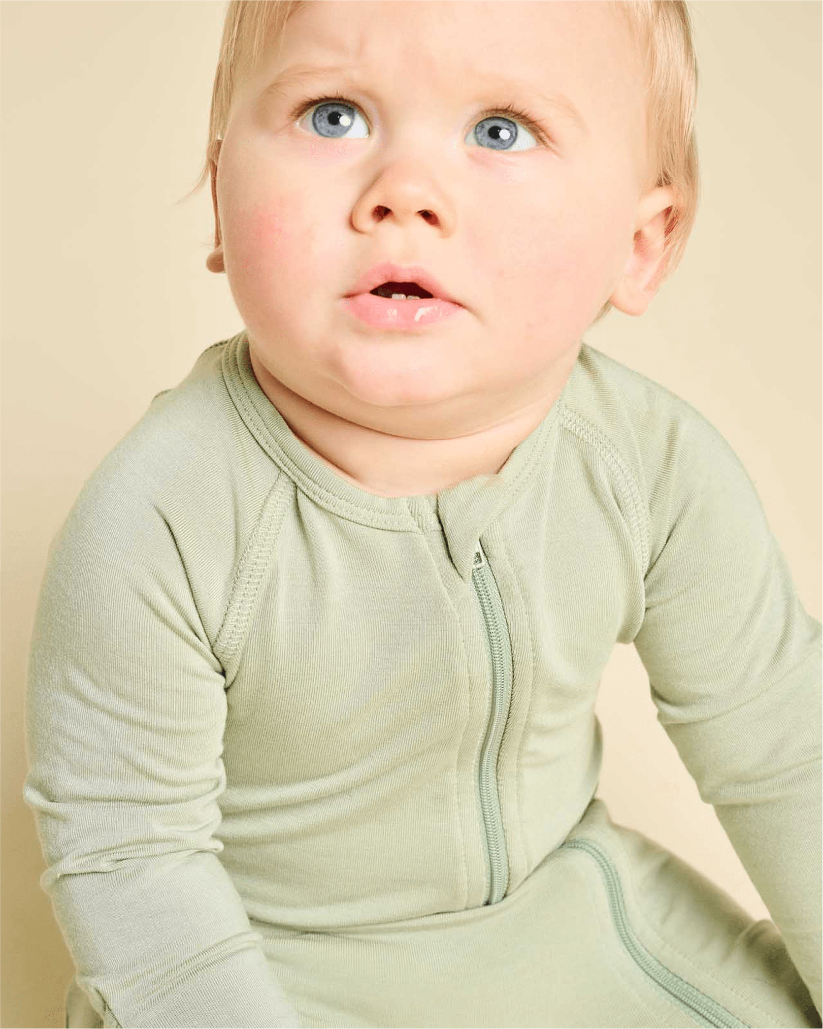 Cushii  Cushii Softluxe Zip Footie - Sage