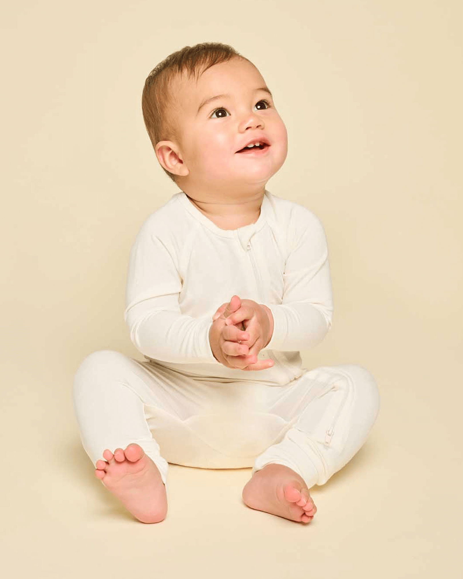 Cushii Cushii Softluxe Zip Onesie - Milk