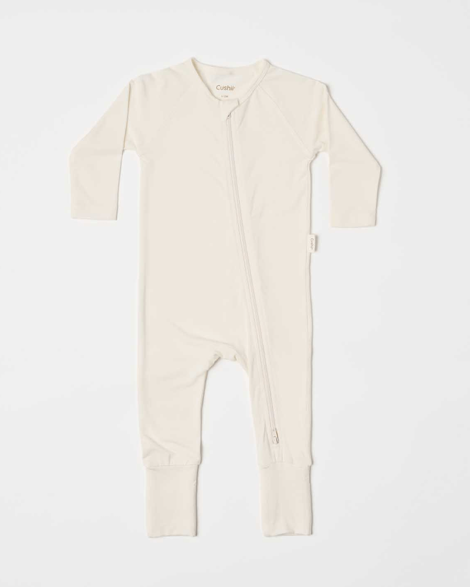 Cushii Cushii Softluxe Zip Onesie - Milk