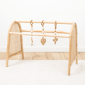 Rattan Play Gym with Toys