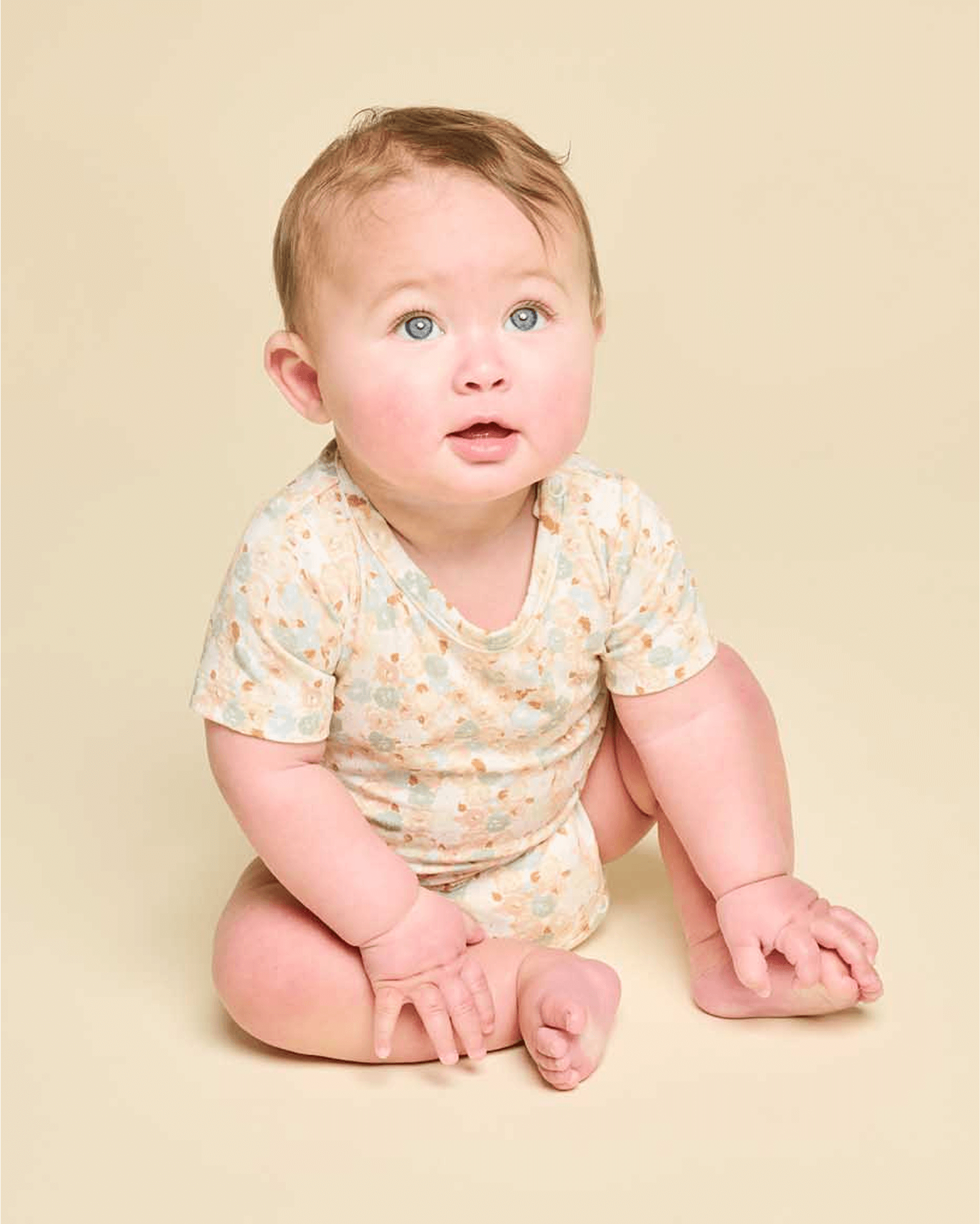 Cushii Cushii Softluxe Short Sleeve Body Suit - Floral