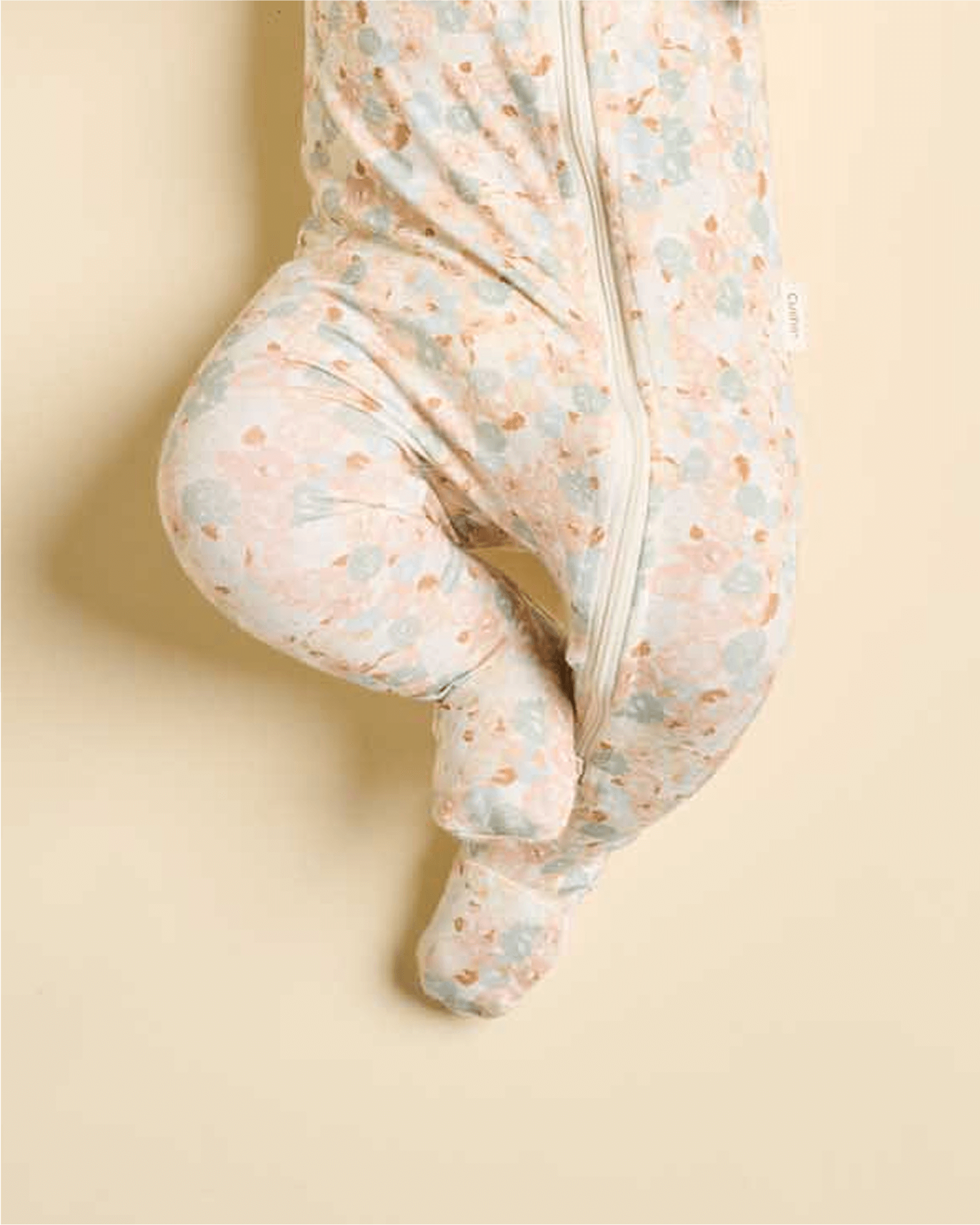 Cushii Cushii Softluxe Zip Footie - Floral