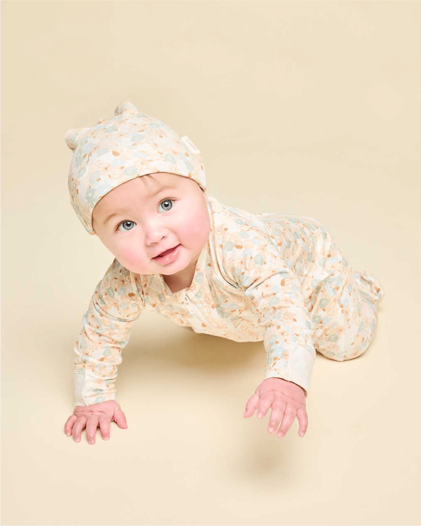 Cushii Cushii Softluxe Zip Footie - Floral