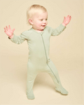 Zip Footie - Sage