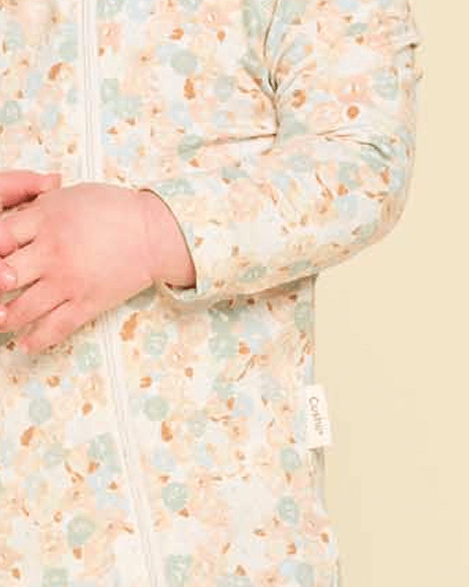 Cushii Cushii Softluxe Zip Onesie - Floral