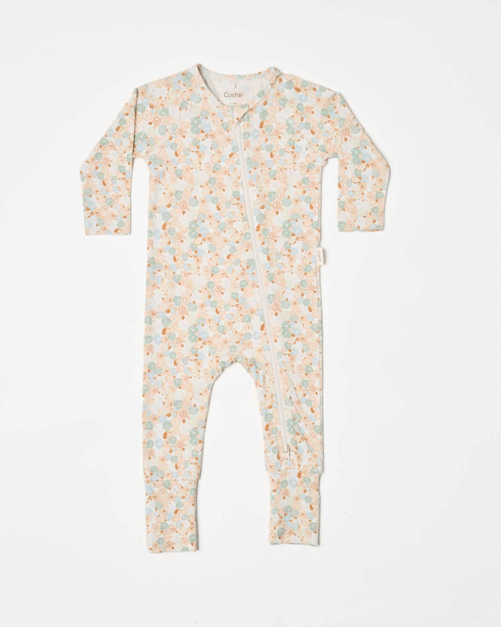 Cushii Cushii Softluxe Zip Onesie - Floral