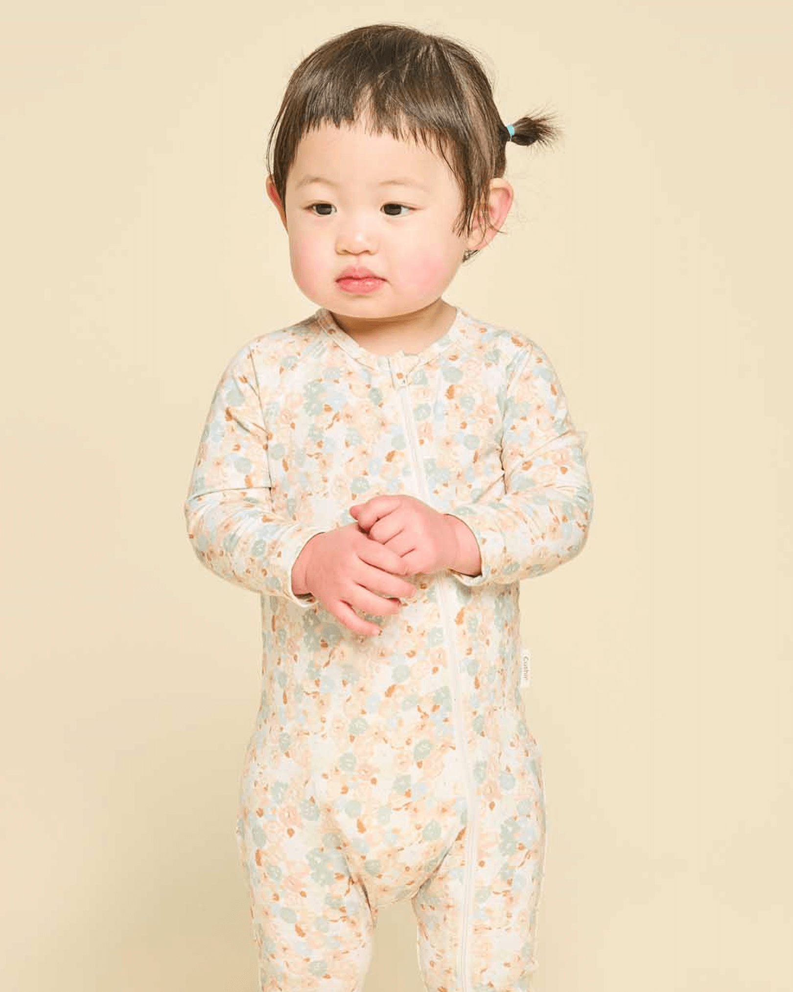Cushii Cushii Softluxe Zip Onesie - Floral