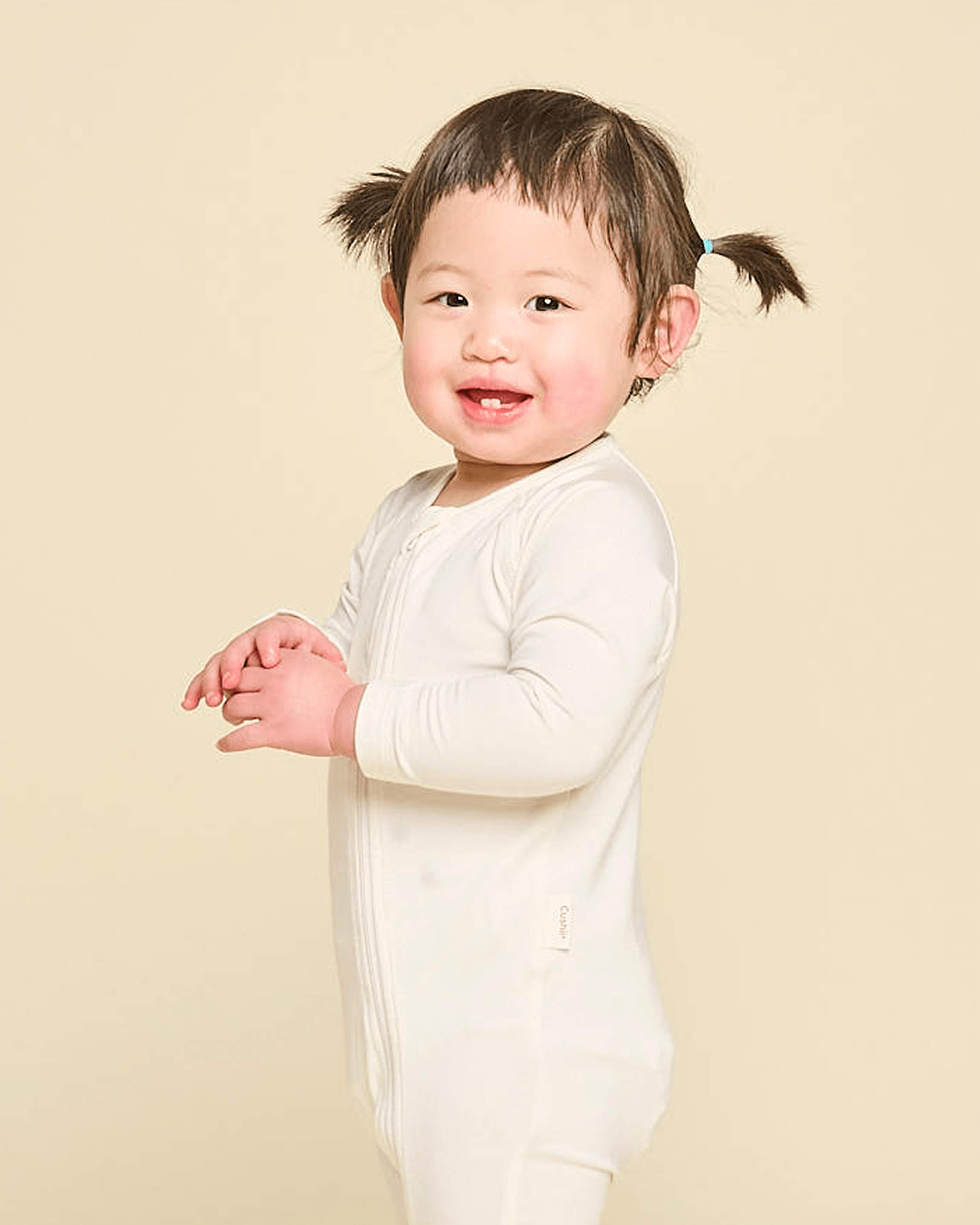 Cushii Cushii Softluxe Zip Onesie - Milk