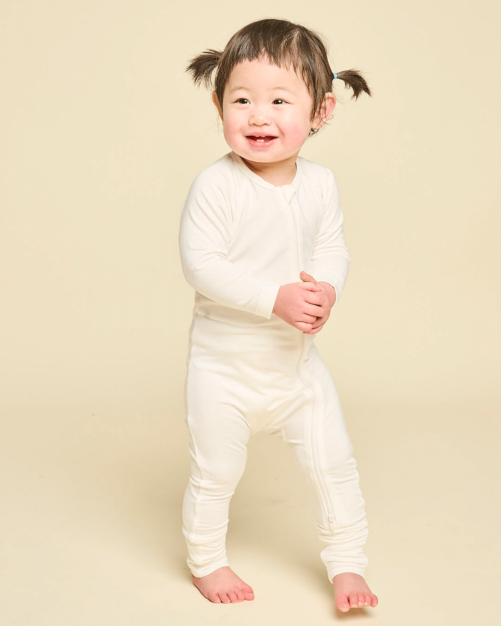 Cushii Cushii Softluxe Zip Onesie - Milk