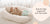 cushii lounger - lightweight and portable baby lounger